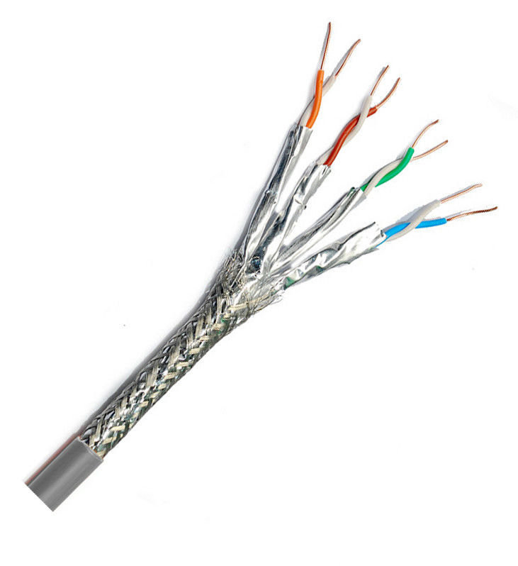 22 AWG 4PR Netzwerk-Patchkabel Cat 8 Ethernet-Kabel 50 Fuß 0,5 mm 0,58 mm