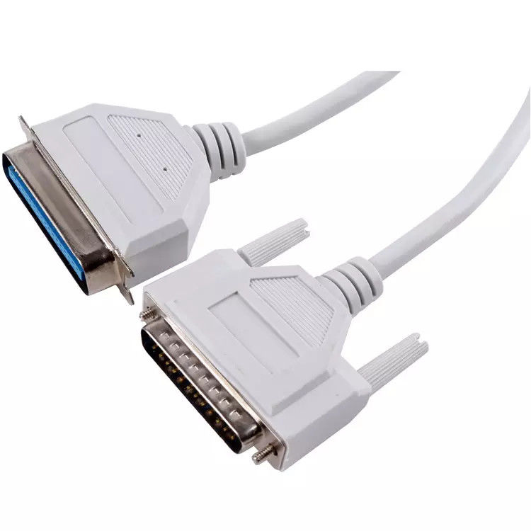 PVC Reines Kupfer VGA Stecker auf Buchse Druckerkabel 36P Stecker auf DB 25P