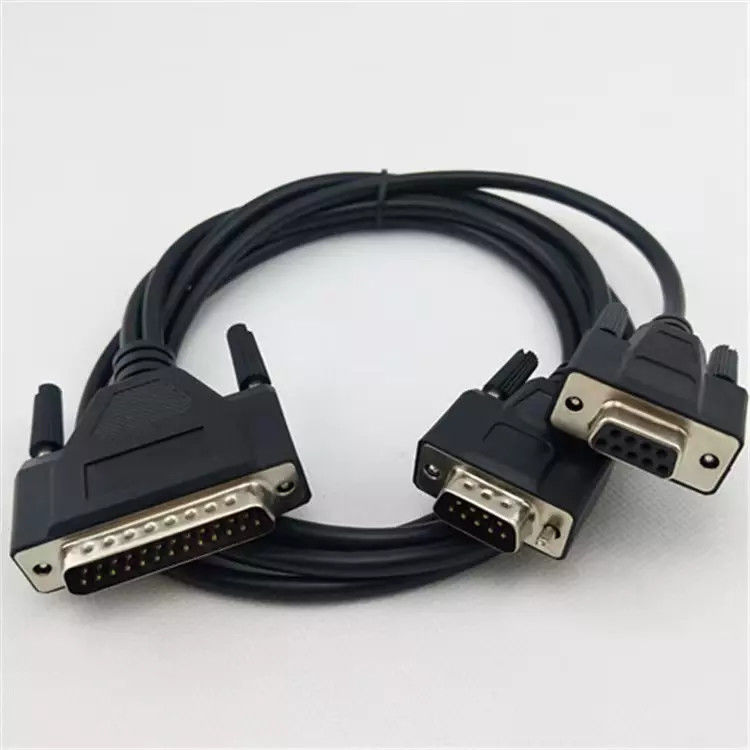 DB9M auf DB25M Computerdruckerkabel DB25 Stecker auf DB9 Buchse Verlängerungskabel OEM ODM