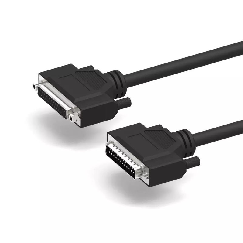 DB25 Doppelt abgeschirmte Kommunikationskabel D-SUB 25 Pin zu Pin RS232 Serielles Kabel