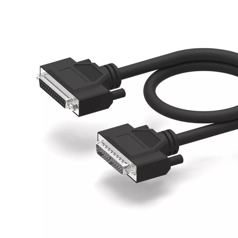 DB25 Doppelt abgeschirmte Kommunikationskabel D-SUB 25 Pin zu Pin RS232 Serielles Kabel