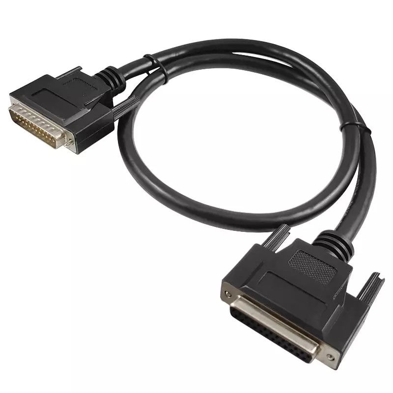 D-Sub 25-poliger Stecker Db25 auf Db25 parallele Kommunikationskabel Stecker auf Buchse