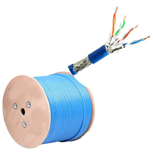 23AWG*4P LAN-Kabel Cat7 305m Unterstützt 10-Gigabit-Ethernet-Netzwerkübertragung