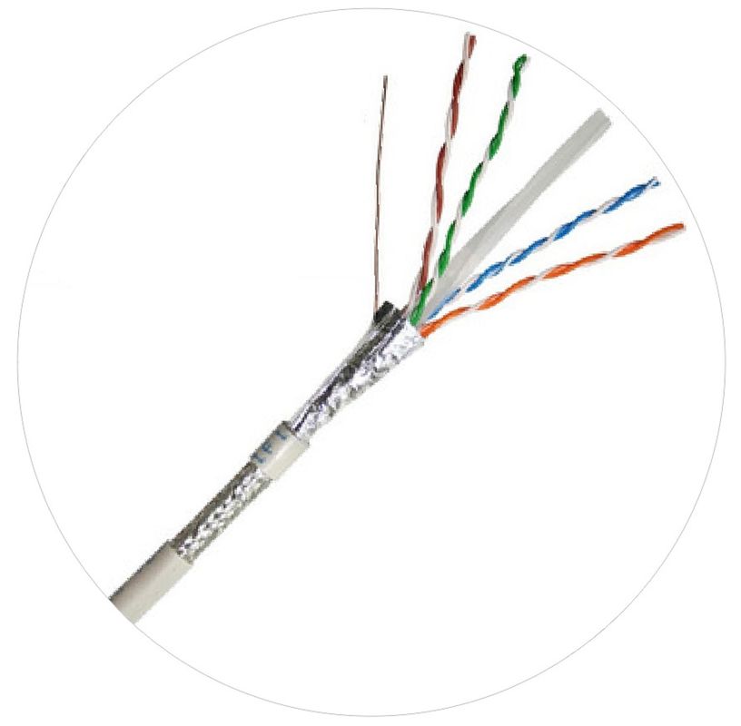0,57 mm Netzwerk-Patchkabel Cat 6 verdrilltes 4-paariges Kabel 250 MHz 1000 Fuß 24 AWG