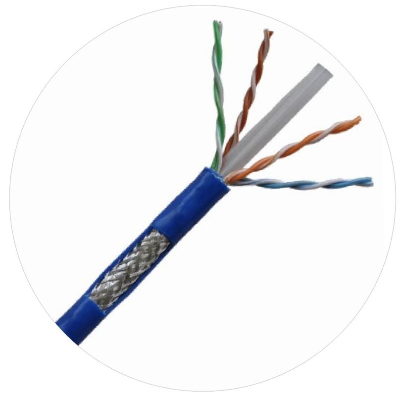 0,57 mm Netzwerk-Patchkabel Cat 6 verdrilltes 4-paariges Kabel 250 MHz 1000 Fuß 24 AWG