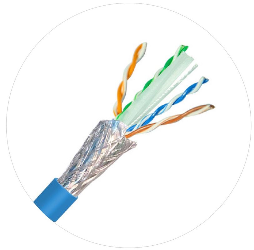 0,57 mm Netzwerk-Patchkabel Cat 6 verdrilltes 4-paariges Kabel 250 MHz 1000 Fuß 24 AWG