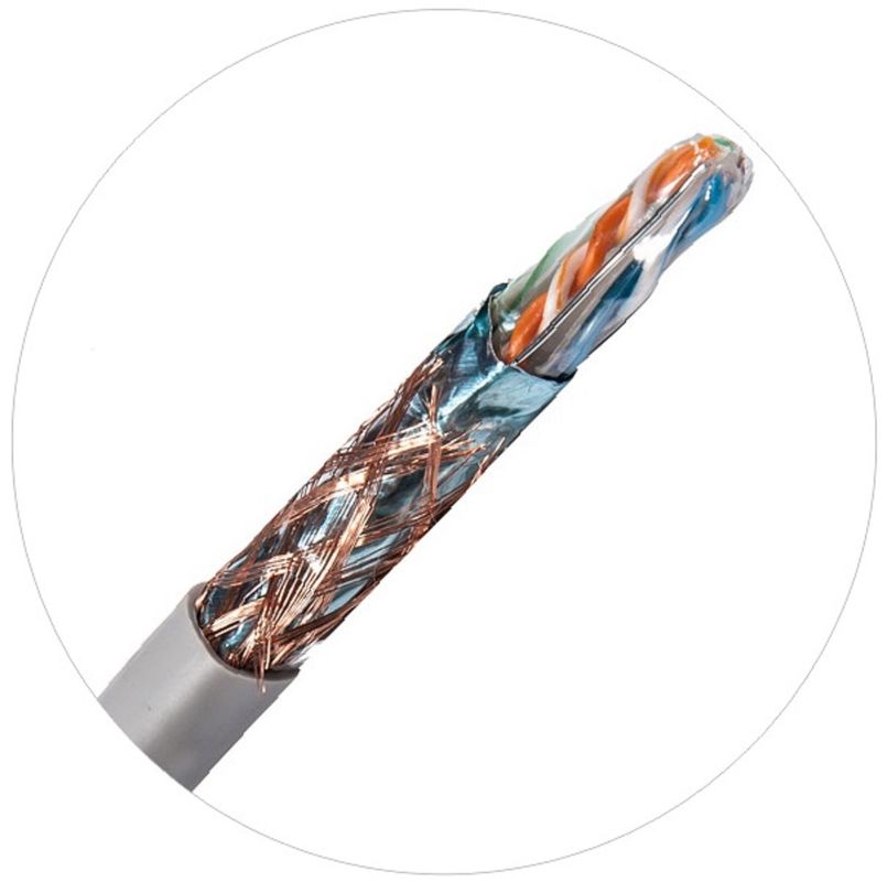 0,57 mm Netzwerk-Patchkabel Cat 6 verdrilltes 4-paariges Kabel 250 MHz 1000 Fuß 24 AWG