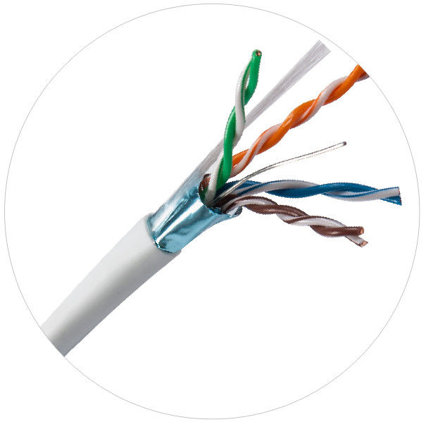100-MHz-FTP-UTP-Netzwerk-Patchkabel 4pr 24awg Cat5e LDPE LSZH LSOH-Jacke