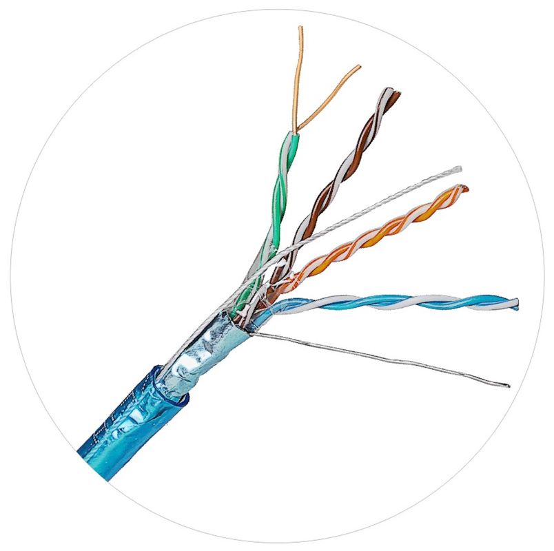 CCA UC-Core-Netzwerk-Patchkabel UTP Cat 5e 305 m Hochtemperaturbeständigkeit