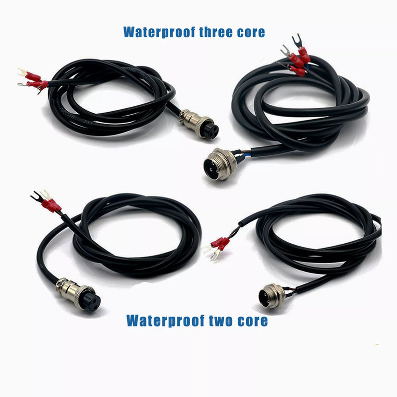 Vernickelter Roboter-Kabelbaum M12 4-poliges wasserdichtes Kabelanschlusskabel OEM