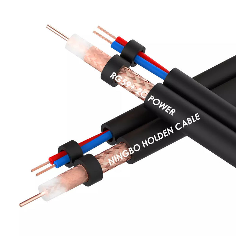 50 Ohm Rg6-Koaxialkabel aus massivem blankem Kupfer 1000 Fuß für Satellitenempfänger