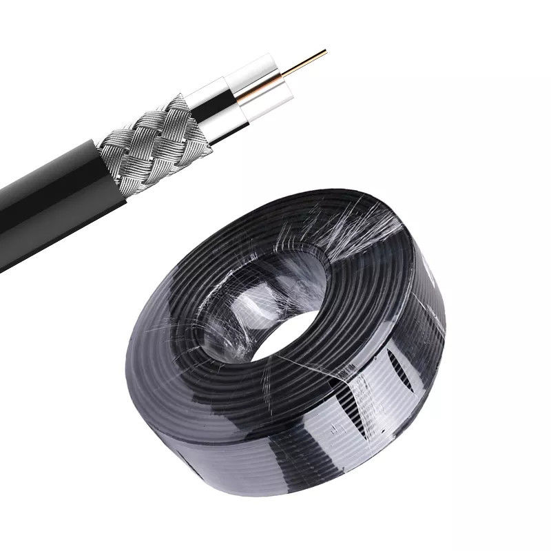 75 Ohm 100 Ohm LSZH-Jacke Rg6-Koaxialkabel für Internet-XLPE-Isolierung