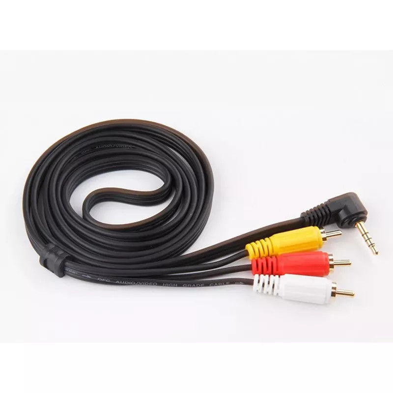 Kupfer-Cinch-zu-3,5-mm-Klinken-Audio-Video-Kabel für TV-DVD-Cinch