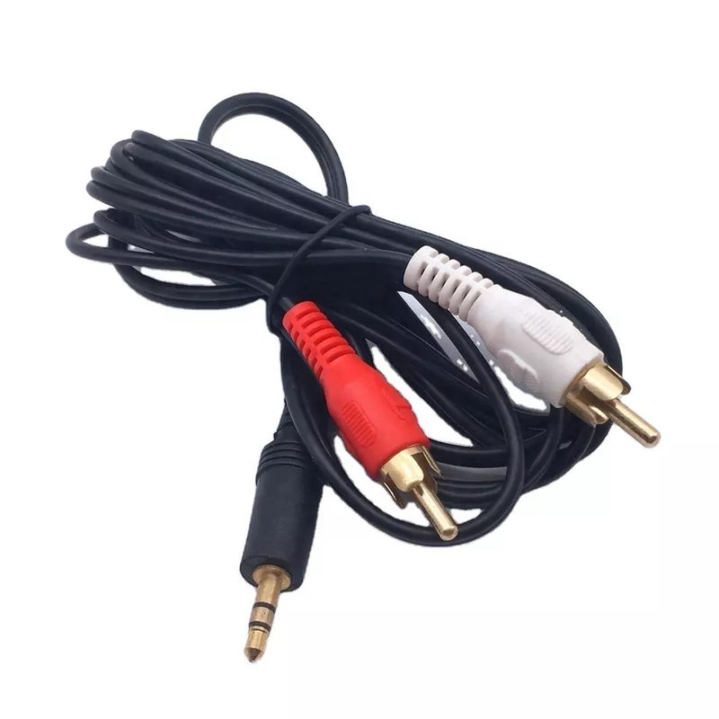 Kupfer-Cinch-zu-3,5-mm-Klinken-Audio-Video-Kabel für TV-DVD-Cinch