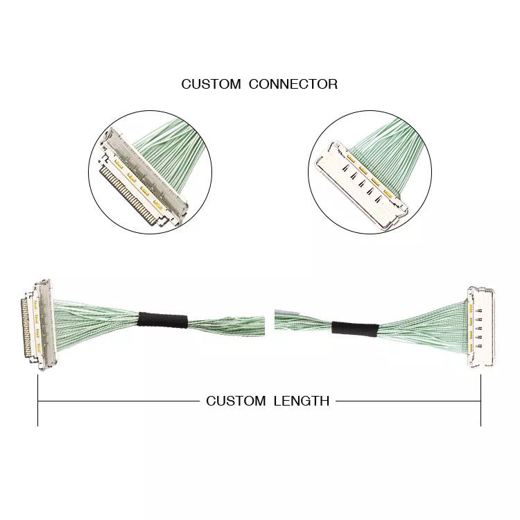 30-poliges Ipex-Kabel mit 0,4 mm Rastermaß 20679-030T-01 LVDS-EDP-Mikrokoaxialkabel