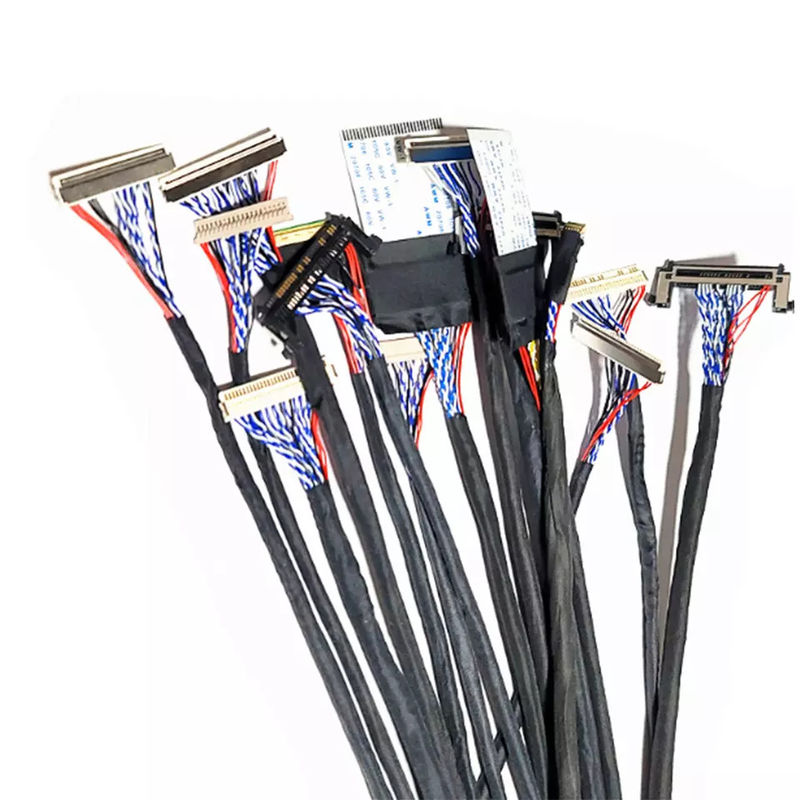 OEM ODM ROHS 0,4 mm Pitch LVDS Kabel 30 Pin 40 Pin 50 Pin