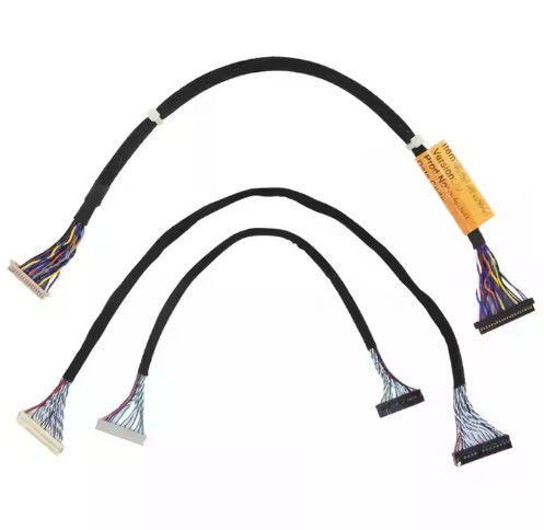 Micro Coaxial Lvds Kabel 20 30 40 Pin Custom Lcd Screen Micro Coaxial Lvds Ipex Display Kabel für LCD-Panel