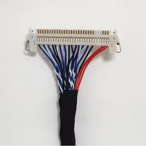 100% Test 1,25 mm 2,0 mm Pitch 20 30 40 Pin Connector LVDS abgeschirmter Draht LCD-Display Kabelmontage