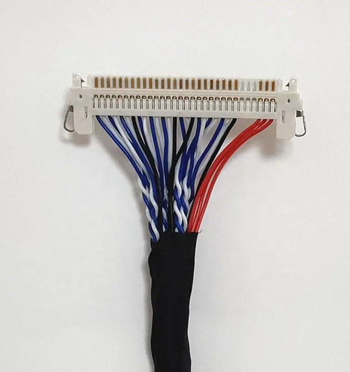 1.25mm 2,0mm Pitch 20 30 40 Pin Connector LVDS abgeschirmter Draht LCD-Display Kabelmontage
