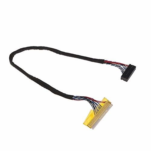 Schwarzes LVDS-Kabel AWG26-28 Wire Gauge 105C Nenntemperatur für die Leistung