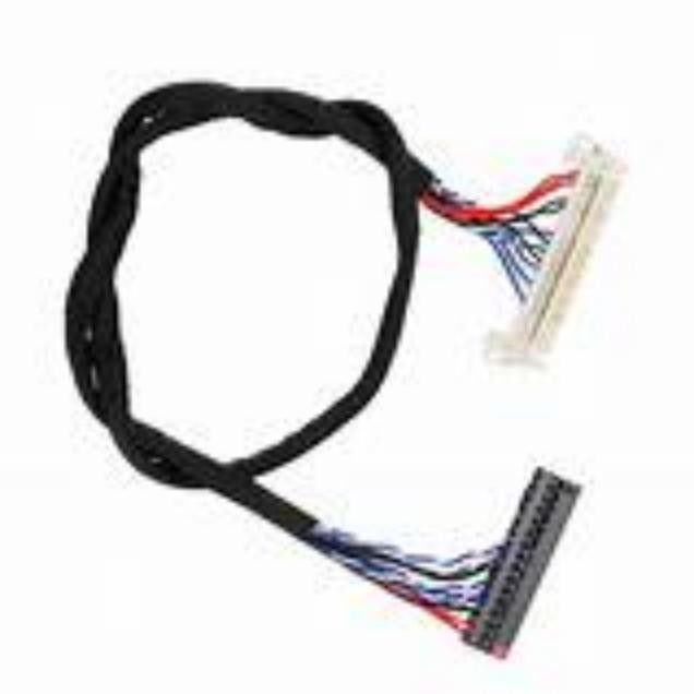 Kabel AWG26-28 LVDS für die industrielle Datenübertragung mit PVC-Gürtelmaterial und Nennspannung 300V