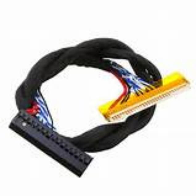 UL VW-1 Entflammbarkeitsbewertung LVDS-Kabel mit PVC-Gehäuse und Isolationswiderstand ≥ 1000MΩ