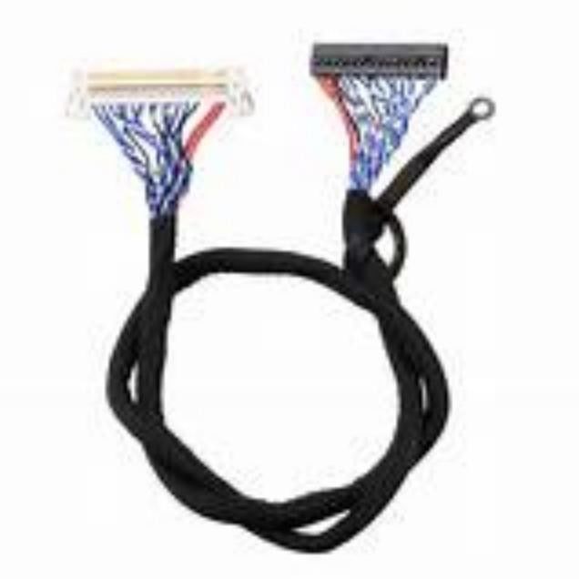 Schwarz 300V UL VW-1 Schirm-Niedrigspannungs-Serienkabel mit AWG26-28 Draht