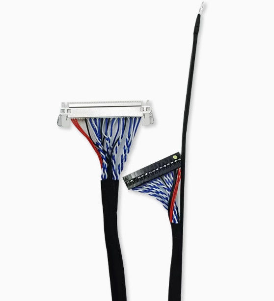 Lvds 40 Pin Kabel abgeschirmter Niederspannungsharnisch für Datenübertragung und Anzeigeanwendungen