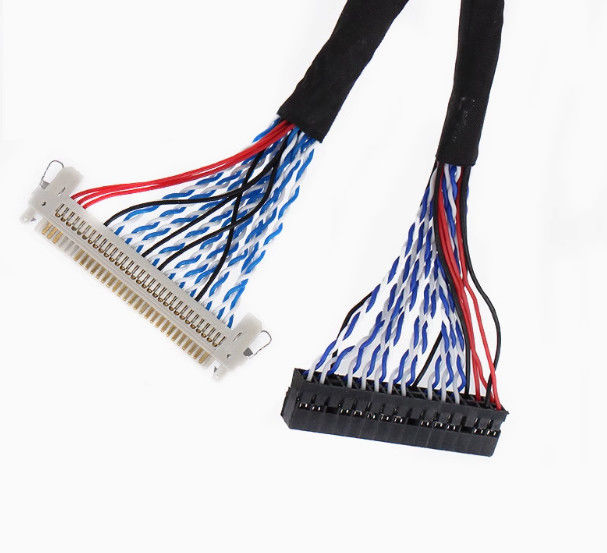 Lvds 40 Pin Kabel abgeschirmter Niederspannungsharnisch für Datenübertragung und Anzeigeanwendungen