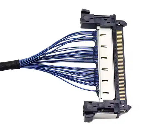 LVDS-Kabelmontage Kabelhersteller benutzerdefiniert Flexible geschützte Signalkabel für Bildschirm und Kamera Fabrik Direktlieferung benutzerdefiniertes Kabeldesign