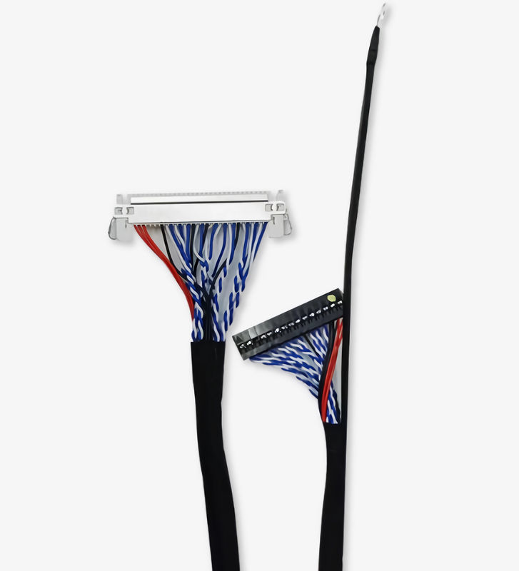 Genaue Signalübertragung garantiert UL-zertifiziertes LVDS-Kabel mit 1-5m Kabellange und feuerbeständiger PVC-Jackette