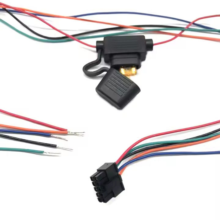 Langlebige Fahrzeuge Custom Car Wiring Harness mit UL 1007 22awg Kabel Typ und 20awg Draht Farben
