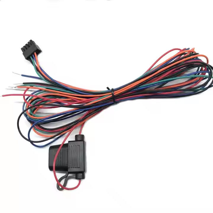 Langlebige Fahrzeuge Custom Car Wiring Harness mit UL 1007 22awg Kabel Typ und 20awg Draht Farben