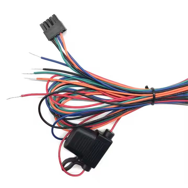 Langlebige Fahrzeuge Custom Car Wiring Harness mit UL 1007 22awg Kabel Typ und 20awg Draht Farben