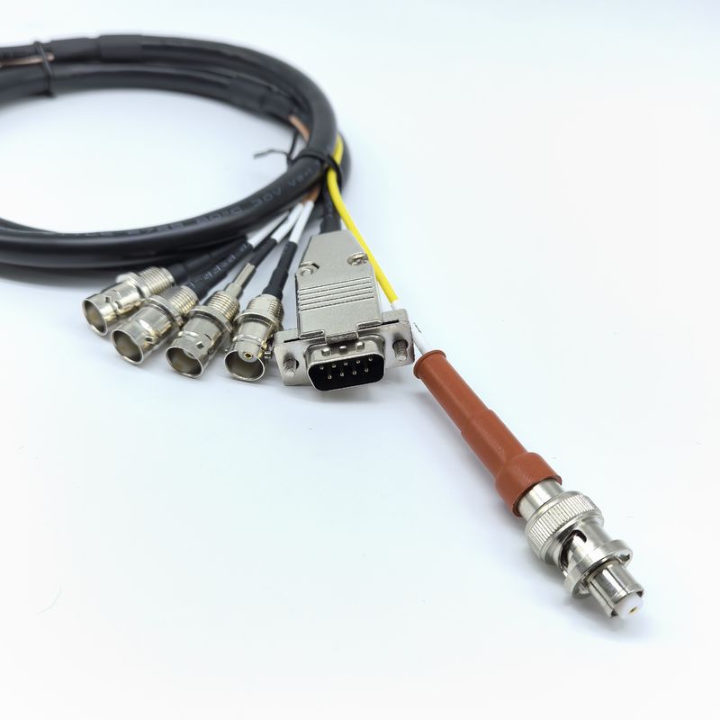 Kundenspezifischer Koaxialkabelbaum mit überlegener Abschirmung und geringem Signalverlust, ideal für industrielle Automatisierung, Luft- und Raumfahrt und High-Definition-Videoanwendungen