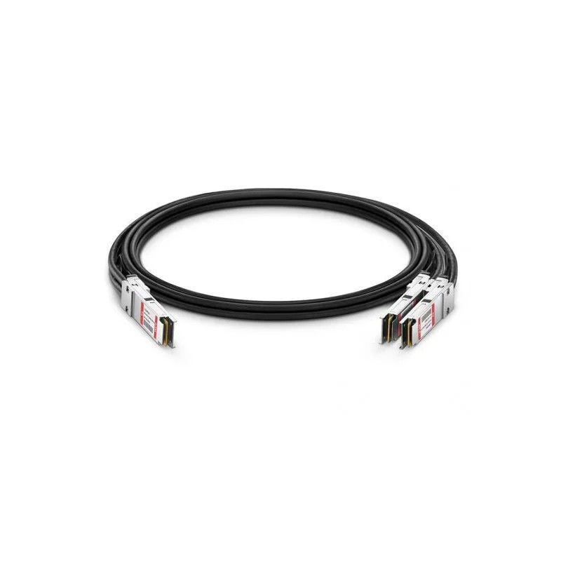 Ultraschnelle Kabelmontage 200G QSFP-DD Kupfer-DAC für Datenübertragung mit geringer Leistung und hoher Dichte