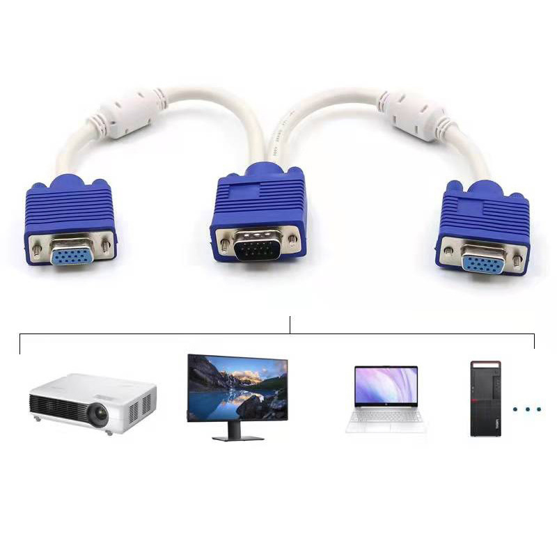 Kundenspezifisches VGA-Datenkabel-Set für Computer-Host zu Monitor und Projektor Zuverlässige Verbindung von Kabelbaumherstellern