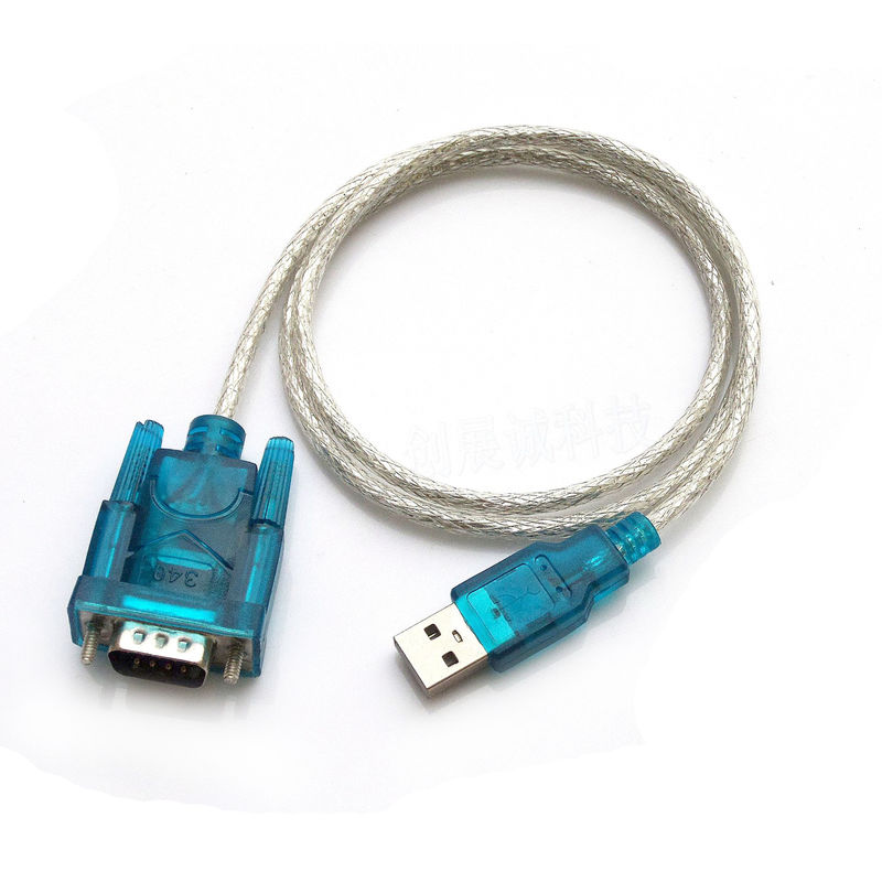 Hochwertiger USB-zu-DB9 RS232-Konverter mit CH340 IC, der nach kundenspezifischen Kabelstandards für präzise industrielle Konnektivität entwickelt wurde.