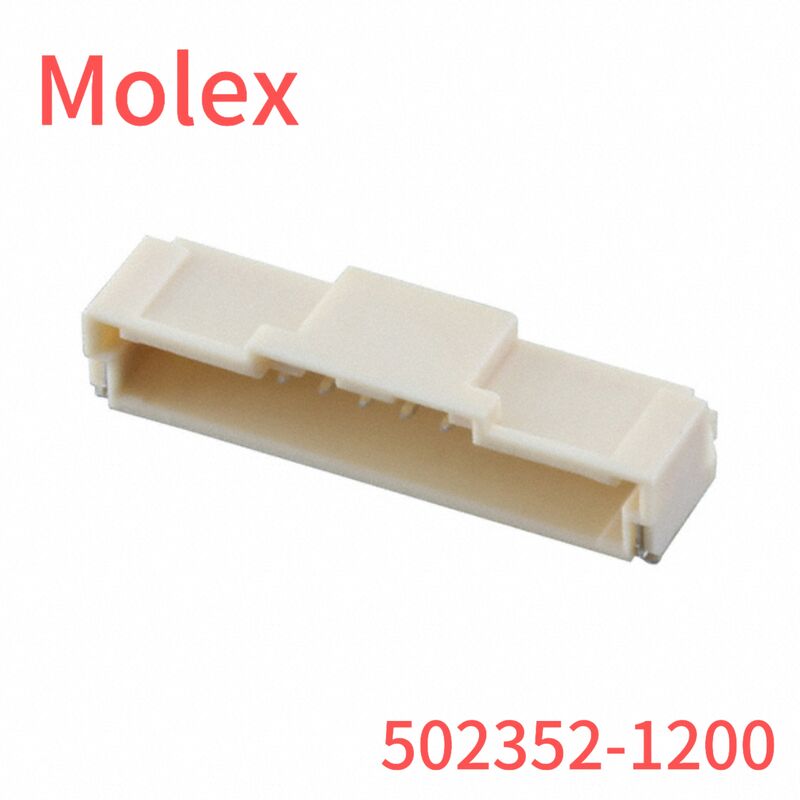Molex 502352-1200 DuraClik 12Pin 2,0mm Schrägkeits-Rechtwinkel SMT Draht auf das Board-Konnektorheader
