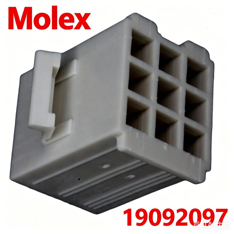 Molex 19092097 9-Pin Draht-zu-Board-Steckverbindungsgehäuse OEM/ODM-Sachgurt für Automobil und Industrie