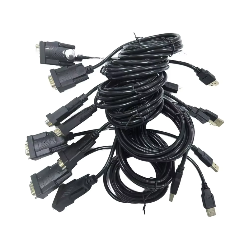 Spezielles Kabel Vollkupfer DB9 DB15 DB25 Kabel 2x15 Pins Serien- und Parallelverbindungskabel von Mann zu Mann zur Datenübertragung