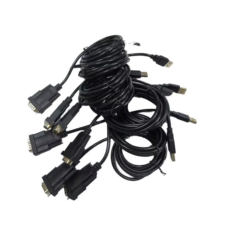 Spezielles Kabel Vollkupfer DB9 DB15 DB25 Kabel 2x15 Pins Serien- und Parallelverbindungskabel von Mann zu Mann zur Datenübertragung