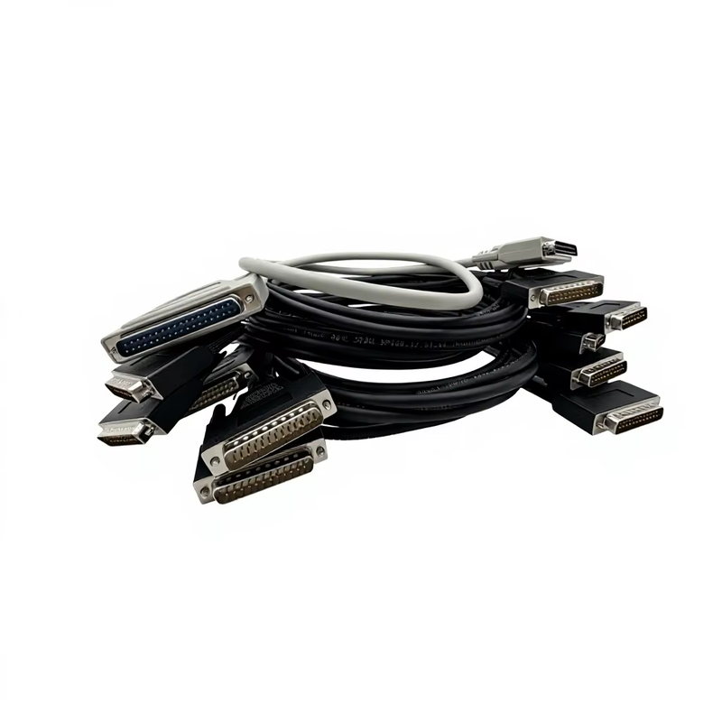 Spezielles Kabel Vollkupfer DB9 DB15 DB25 Kabel 2x15 Pins Serien- und Parallelverbindungskabel von Mann zu Mann zur Datenübertragung