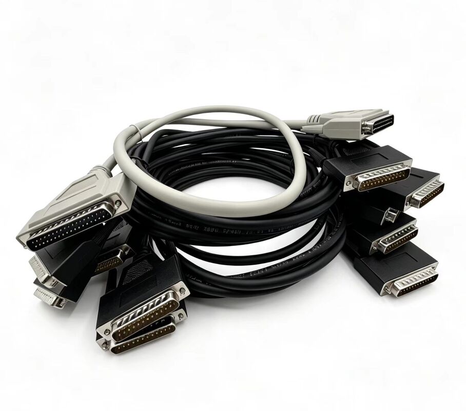 Spezielles Kabel Vollkupfer DB9 DB15 DB25 Kabel 2x15 Pins Serien- und Parallelverbindungskabel von Mann zu Mann zur Datenübertragung