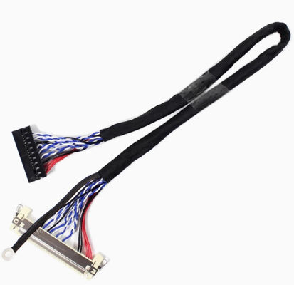 AWG26-28 LVDS-Kabel mit schwarzer Isolierung für die Netzwerkübertragung