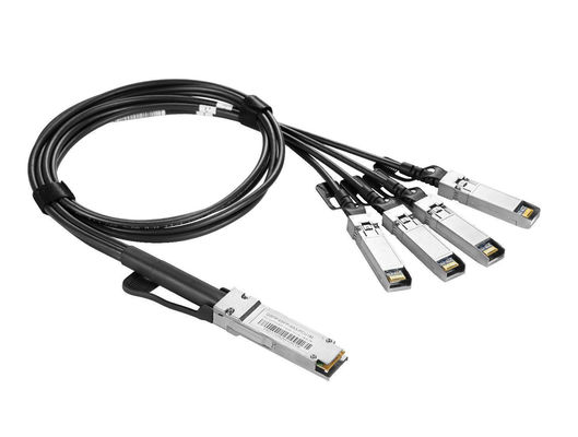 Kabelkonfektionierung DAC 1m 30AWG Direct Attached Cable QSFP-40G SFP 10g-1m passiv 40g Qsfp+ zu 4*Sfp+ 4x10gsfp+ Breakout Twinax