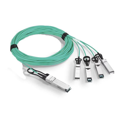 Kabelmontage QSFP-40G 100G 200G 1m 2m 3m 5m 10m OM2 OM3 OM4 AOC Aktives optisches benutzerdefiniertes Kabel QSFP+ QSFP28 QSFP56 QSFP-DD
