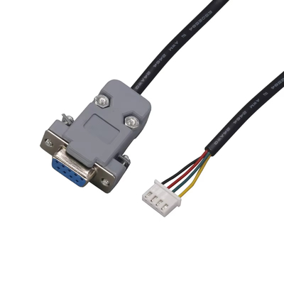 Kundenspezifischer DB9/DB25-Steckverbinder-Kabelbaum mit sicherer Signalübertragung und geschirmter Verkabelung, ideal für industrielle Steuerungen, serielle Kommunikationsschnittstellen und die Integration in OEM-Geräte