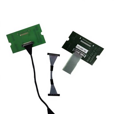 USLS20-30-010-B 30 Pin Micro Coax LVDS Kabel für Hochgeschwindigkeitsübertragung mit 0,4 mm Pitch Custom Assembly