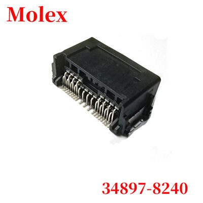 MOLEX 34897-8240 Mini50 Serie 24 Schaltkreis Doppelreihe Rechtswinkel SMT Draht an das Brett Anschluss Original